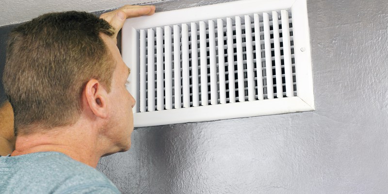 Air filter installation duct cleaning